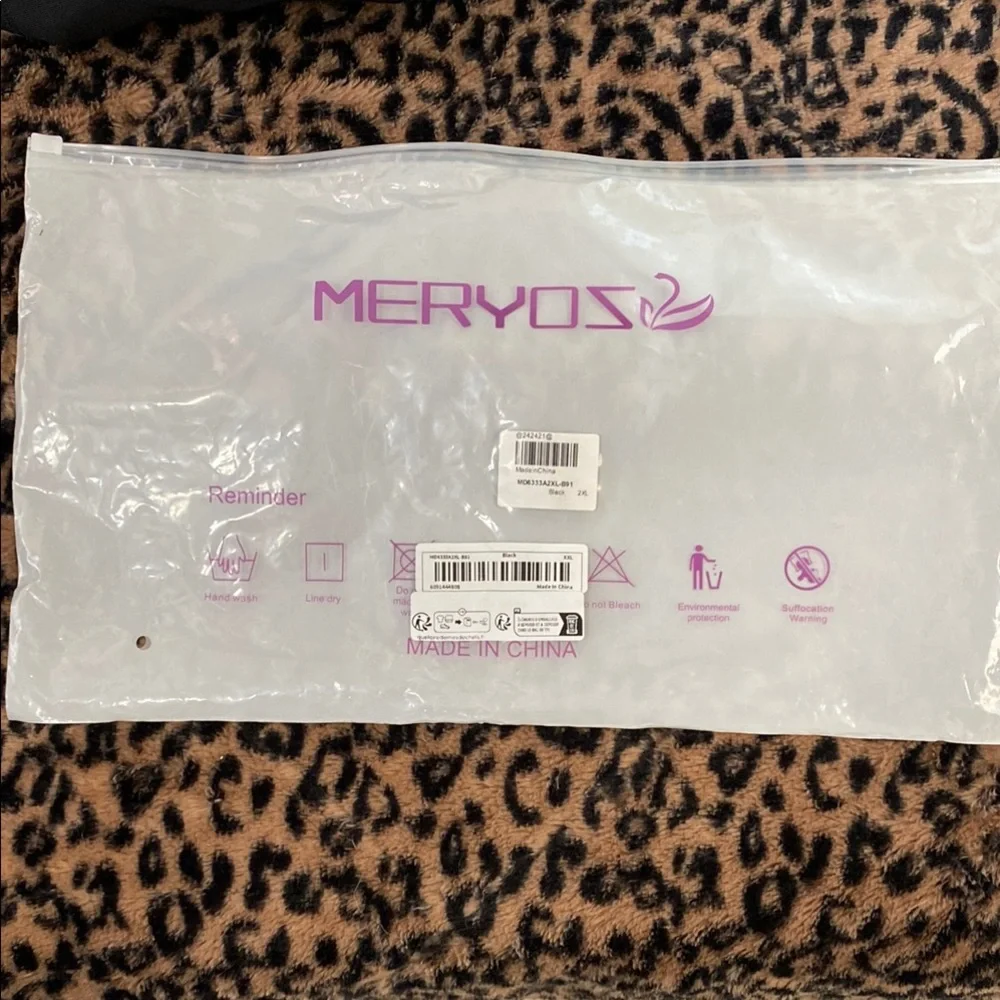 NWT Meryos Chic Black Shapewear   Bodysuit - Picture 11 of 13